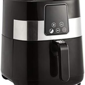 Amazon Basics 3.2 Quart Compact Multi Functional Digital Air Fryer, Black